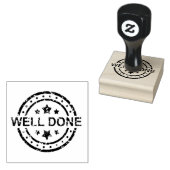 Goed gedaan rubberstempel (Gestempeld)