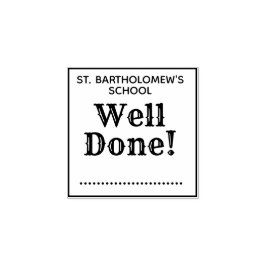 Goed gedaan Schoolleraar Markering huiswerk Rubberstempel