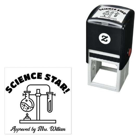 Goed gedaan Science Grading Aanmoediging Leraar Zelfinktende Stempel (In situ)