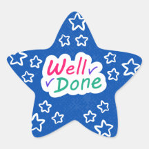 Goed gedaan Star Stickers - Docenten Ouders Sticke