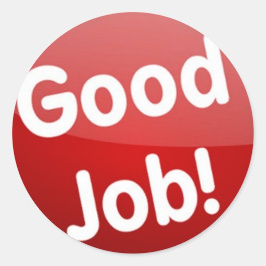 Goed gedaan! sticker (Voorkant)