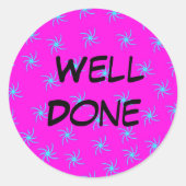 Goed gedaan Stickers (Voorkant)