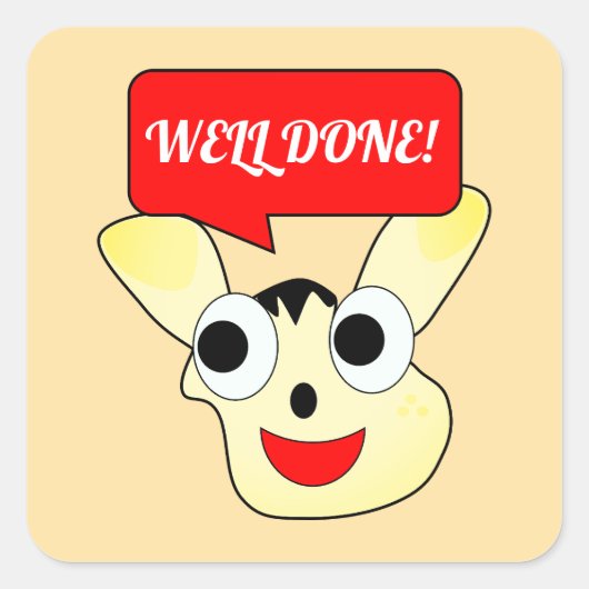 Goed gedaan Stickers (Voorkant)
