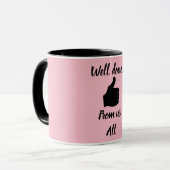 Goed gedaan van ons allemaal mok (Voorkant links)