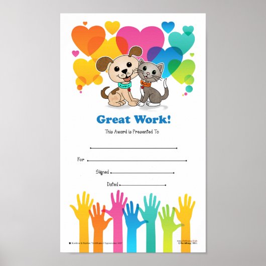 Goed gedaan! (Waardebewijs nr. 03) Poster (Voorkant)