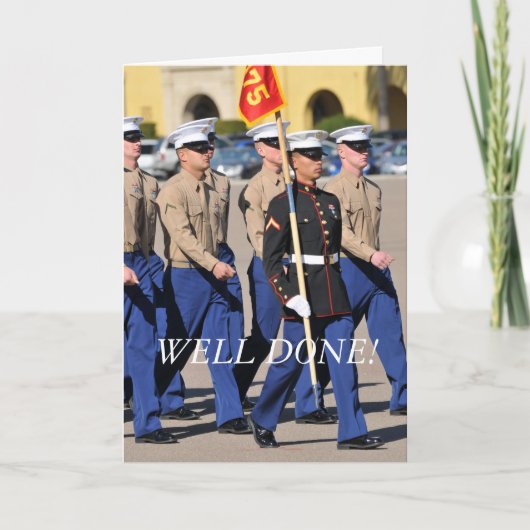 Goed gedaan Wenskaart Kaart (Voorkant)