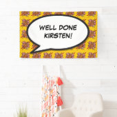 GOED GEDAN Leuk Moderne Retro Stripboek Spandoek (Insitu)