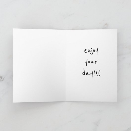 GOED GEDAN, MEID..*50* EN FAB ZIET ER GOED UIT! KAART (Binnen)