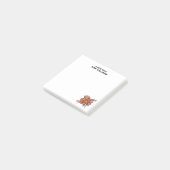 GOED GEDAN Persoonlijke Naam Leuk Retro Stripboek Post-it® Notes (Schuin)