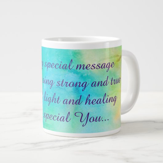  goed gedicht grote koffiekop (Voorkant rechts)