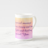 goed gedicht porselein kop (Voorkant rechts)