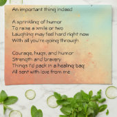 Goed gedicht theedoek (Gevouwen)