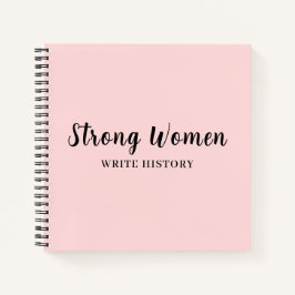 Goed gedrag vrouwen feministische citaat ontwerp notitieboek