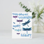 Goed gedragen libellen briefkaart (Staand voorkant)