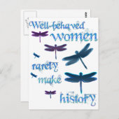 Goed gedragen libellen briefkaart (Voorkant / Achterkant)