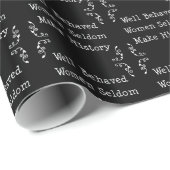 Goed gedragen vrouwen cadeaupapier (Rol Hoek)