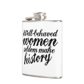 Goed gedragen vrouwen heupfles (Links)