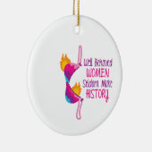 Goed gedragen vrouwen keramisch ornament (Rechts)