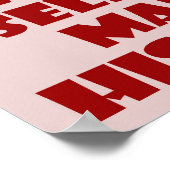 Goed gedragen vrouwen maken de empowerment van de poster (Hoek)