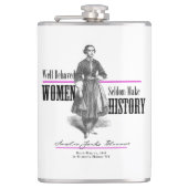 Goed gedragen vrouwen maken zelden een geschiedeni heupfles (Voorkant)