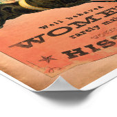 Goed gedragen vrouwen maken zelden geschiedenis poster (Hoek)