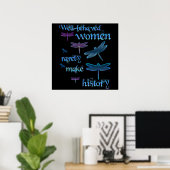 Goed gedragen vrouwen poster (Thuiskantoor)