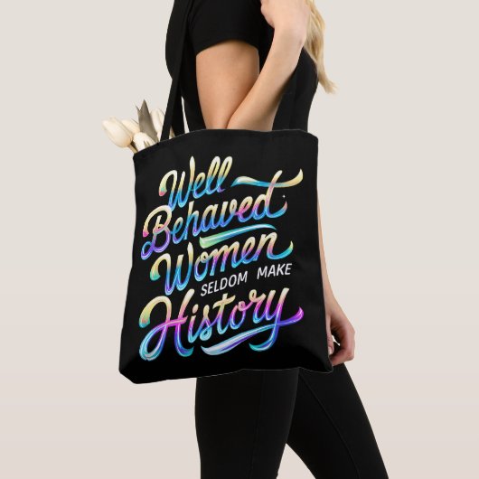 goed gedragen vrouwen tote bag (Dichtbij)