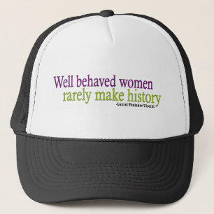 Goed gedragen vrouwen trucker pet