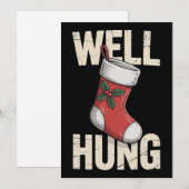 Goed Gehangen Vuil Kerstkous Vakantie Kerstmis Feestdagenkaart (Voorkant / Achterkant)