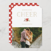 Goed gehumeurd feestdagenkaart (Voorkant / Achterkant)