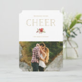 Goed gehumeurd feestdagenkaart (Staand voorkant)