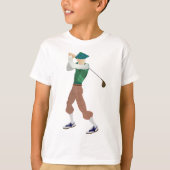 Goed geklede Golfer T-shirt (Voorkant)