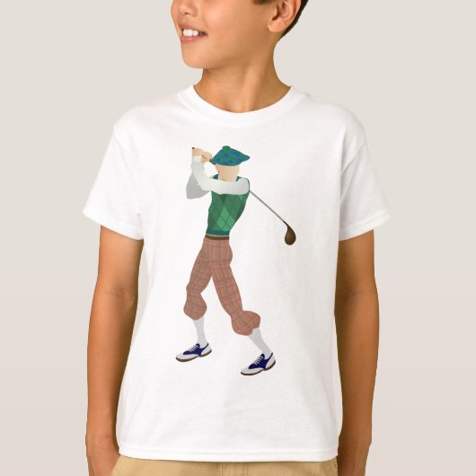 Goed geklede Golfer T-shirt (Voorkant)