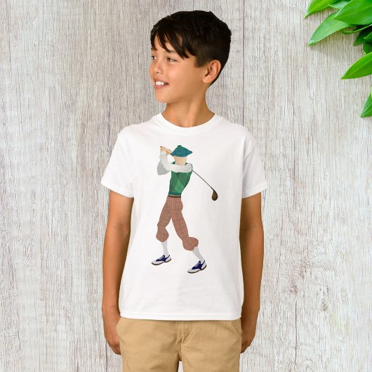 Goed geklede Golfer T-shirt