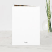 Goed geklede kat Happy Birthday Kaart (Achterkant)