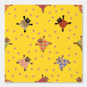 Goed geklede katten maken pootafdrukken in de Suns Behang (Voorkant)