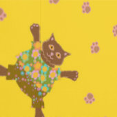 Goed geklede katten maken pootafdrukken in de Suns Behang (Zoom)