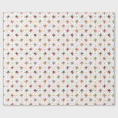 Goed geklede katten maken sneeuw engelen cadeaupapier (Vlak)