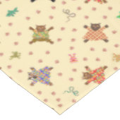 Goed geklede katten met funky knuffels tafelkleed (Gekanteld)