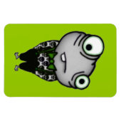 Goed gekleed monster magneet (Horizontaal)