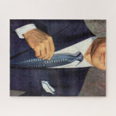 goed gekleed mysterie man legpuzzel (Horizontaal)