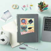 Goed gekruide gietijzeren Skillets Sticker (iPad Cover)