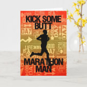 Goed gelachen marathon Man zet een beetje knul Kaart (Gele Bloem)