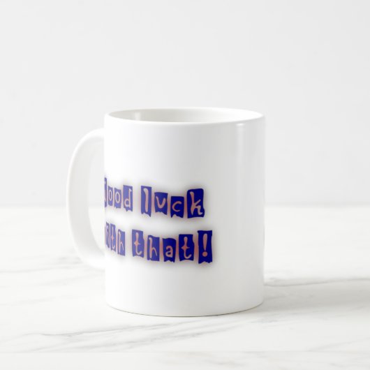 Goed gelachen met die mok (Voorkant links)