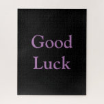 Goed gelachen of je woorden Paars en zwart Legpuzzel<br><div class="desc">Voor meer puzzels, kijk dan naar mijn collectie hier:
https://www.zazzle.com/collections/puzzles-119365910668886310?rf=238930530889665547</div>