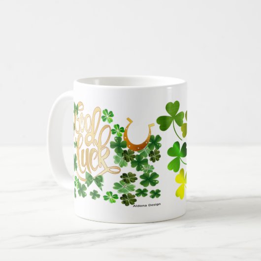 Goed gelachen ( St.Patricks Day ) Gift Coffee Mok (Voorkant links)