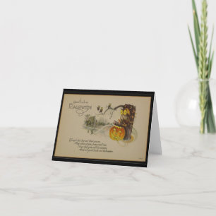 Goed gelag op het  Wenskaart Halloween Kaart