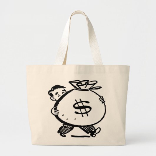 GOED GELD? GROTE TOTE BAG (Voorkant)