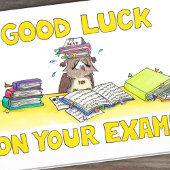 Goed geld op je Exams-groet Kaart