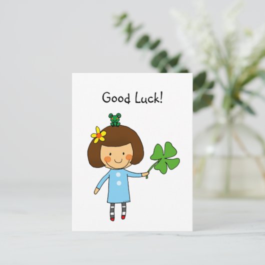 Goed geleend briefkaart (Staand voorkant)